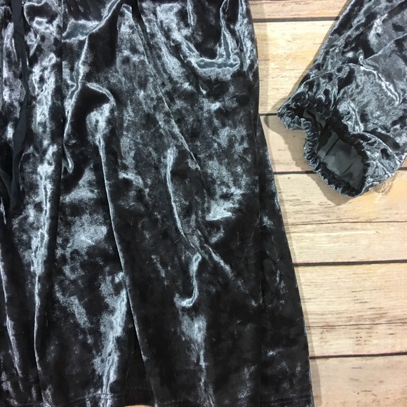 Style & Co velvet peasant swing top - Picture 3 of 4